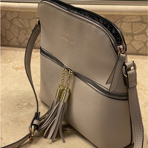 Gray women’s crossbody purse - Picture 2 of 4